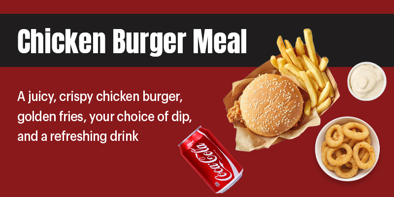 Strips N Dips Ayr Chicken Burger Meal